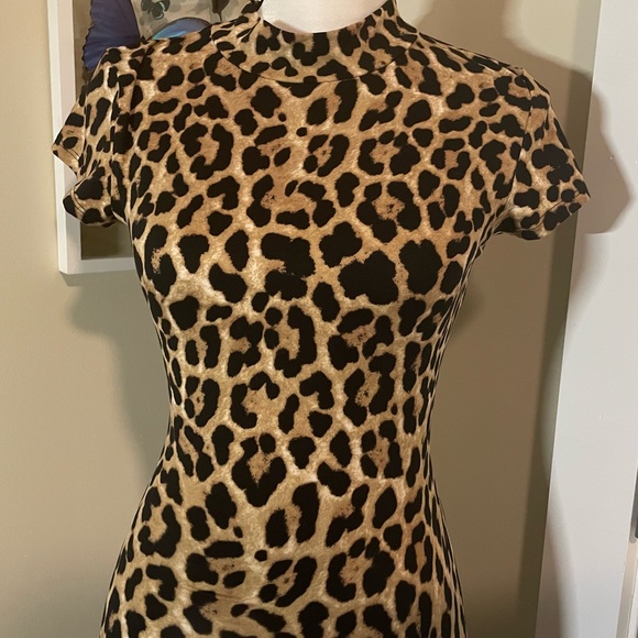 Scary Spice Leopard Print Maxi Dress - Picture 6 of 9